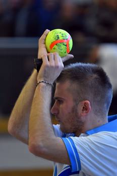 Enrico Dall'Olmo (San Marino)  in azione al 41� Pallino d'Oro